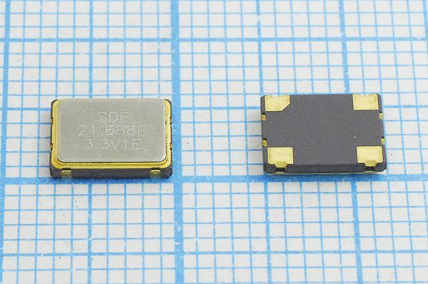 Кварцевый генератор 21,688 МГц - 21688 SMD07050C4 T/CM 3,3В SOC7 SDE