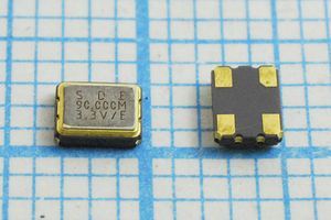 Кварцевый генератор 90 МГц - 90000 SMD03225C4 T/CM 3,3В SOC3 SDE