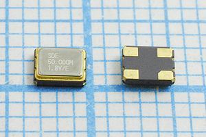 Кварцевый генератор 50 МГц - 50000 SMD03225C4 CM 1,8В SOC3 SDE Кварцевый генератор 50 МГц - 50000 SMD03225C4 CM 1,8В SOC3 SDE