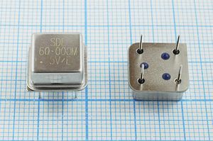 Кварцевый генератор 60 МГц - 60000 HALF T/CM 5В OSC8 SDE Кварцевый генератор 60 МГц - 60000 HALF T/CM 5В OSC8 SDE