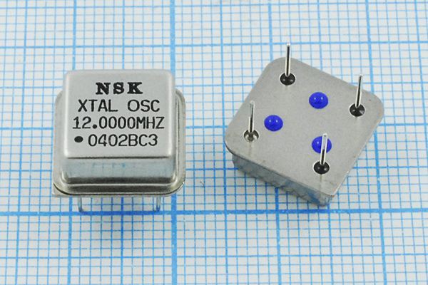 Кварцевый генератор 12 МГц - 12000 HALF T/CM 3,3В XTAL OSC NSK