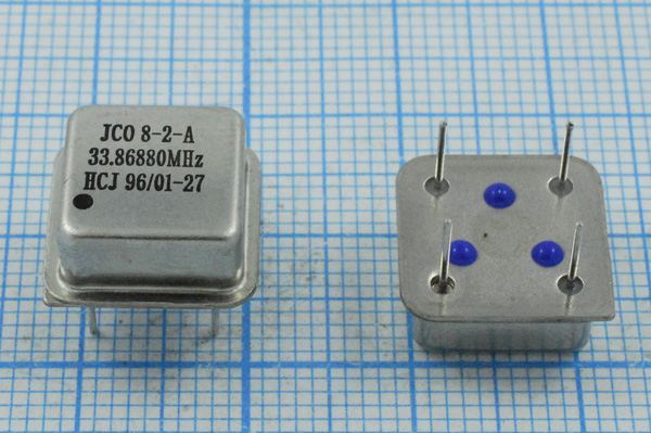 Кварцевый генератор 33,8688 МГц - 33868,8 HALF T/CM 5В JCO8-2-A HCJ