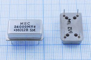 Кварцевый генератор 24 МГц - 24000 FULL T/CM 5В MO-12B MEC Кварцевый генератор 24 МГц - 24000 FULL T/CM 5В MO-12B MEC
