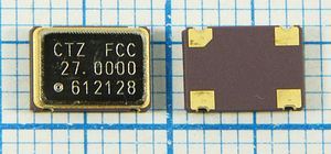 Кварцевый генератор 27 МГц - 27000 SMD07050C4 T/CM 5В CSX-750FCC CITIZEN Кварцевый генератор 27 МГц - 27000 SMD07050C4 T/CM 5В CSX-750FCC CITIZEN