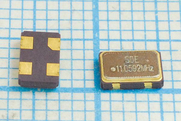 Кварцевый генератор 11,0592 МГц - 11059,2 SMD05032C4 T/CM 3,3В SOC5 SDE