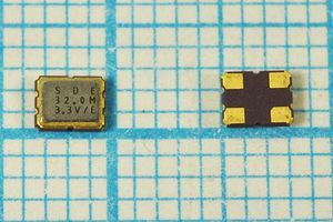 Кварцевый генератор 32 МГц - 32000 SMD03225C4 T/CM 3,3В SOC3 SDE Кварцевый генератор 32 МГц - 32000 SMD03225C4 T/CM 3,3В SOC3 SDE