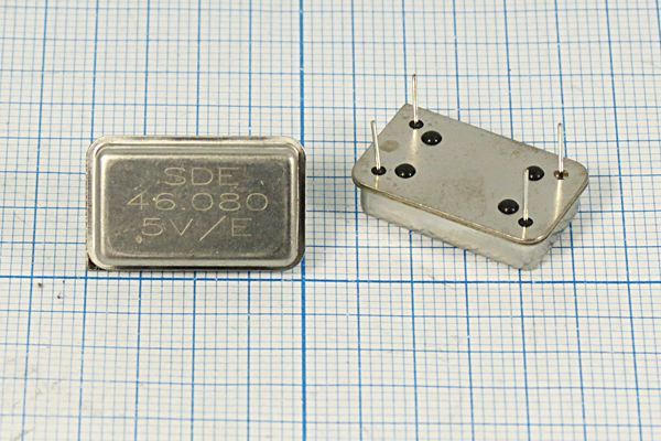 Кварцевый генератор 46,08 МГц - 46080 FULL T/CM 5В OSC14 SDE