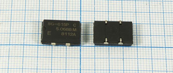 Кварцевый генератор 5,0688 МГц - 5068,8 SMD14098P4 T/CM 5В SG-615P-C