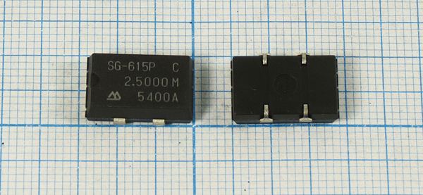 Кварцевый генератор 2,5 МГц - 2500 SMD14098P4 T/CM 5В SG-615P-C