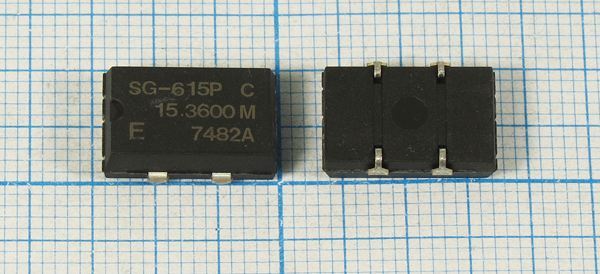 Кварцевый генератор 15,36 МГц - 15360 SMD14098P4 T/CM 5В SG-615P-C