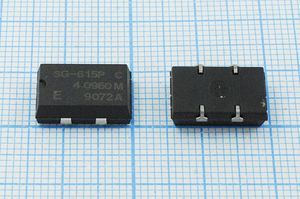 Кварцевый генератор 4,096 МГц - 4096 SMD14098P4 T/CM 5В SG-615P-C (E1142A) Кварцевый генератор 4,096 МГц - 4096 SMD14098P4 T/CM 5В SG-615P-C (E1142A)