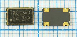 Кварцевый генератор 14,31818 МГц - 14318,18 SMD07050C4 3,3В 3S4-1431A TXC Кварцевый генератор 14,31818 МГц - 14318,18 SMD07050C4 3,3В 3S4-1431A TXC