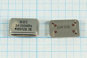 Кварцевый генератор 34 МГц - 34000 FULL T/CM 5В MO-12B MEC