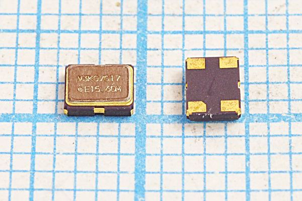 Кварцевый генератор 15,6 МГц - 15600 VCTCXO SMD03225C4 SIN 3В VU010H15603TVC