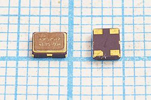 Кварцевый генератор 15,6 МГц - 15600 VCTCXO SMD03225C4 SIN 3В VU010H15603TVC