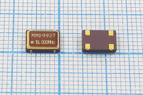 Кварцевый генератор 10 МГц - 10000 SMD07050C4 T/CM 5В SCO-105 (MMD9927)