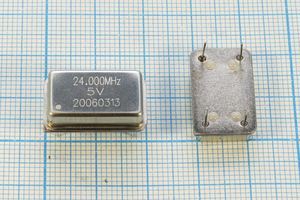 Кварцевый генератор 24 МГц - 24000 FULL T/CM 5В (20060313 5V)