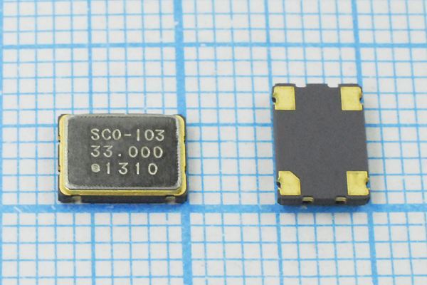 Кварцевый генератор 33 МГц - 33000 SMD07050C4 CM 3,3В SCO-103 SUNNY