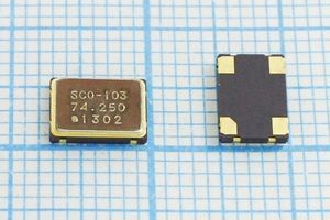 Кварцевый генератор 74,25 МГц - 74250 SMD07050C4 CM 3,3В SCO-103 SUNNY Кварцевый генератор 74,25 МГц - 74250 SMD07050C4 CM 3,3В SCO-103 SUNNY