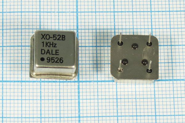 Кварцевый генератор 1 КГц - HALF T/CM 5В XO-52B DALE