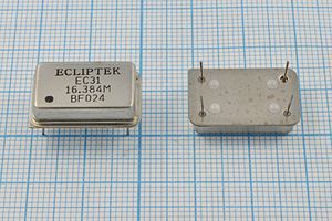 Кварцевый генератор 16,384 МГц - 16384 VCXO FULL T/CM 5В EC31 ECLIPTEK Кварцевый генератор 16,384 МГц - 16384 VCXO FULL T/CM 5В EC31 ECLIPTEK