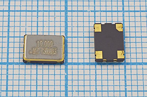 Кварцевый генератор 10 МГц - 10000 SMD07050C4 T/CM 3,3В 3SWO-C30 MEC