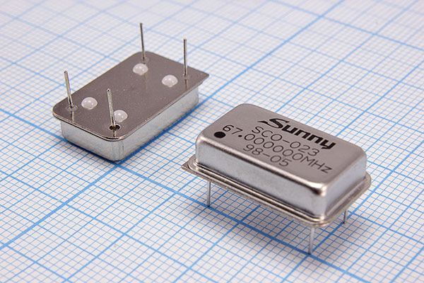 Кварцевый генератор 67 МГц - 67000 FULL T/CM 3,3В SCO-023 SUNNY