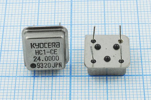 Кварцевый генератор 24 МГц - 24000 HALF TTL 5В KHO-HC1-CE KYOCERA