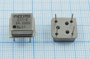 Кварцевый генератор 24 МГц - 24000 HALF T/CM 5В KHO-CS1-E KYOCERA Кварцевый генератор 24 МГц - 24000 HALF T/CM 5В KHO-CS1-E KYOCERA