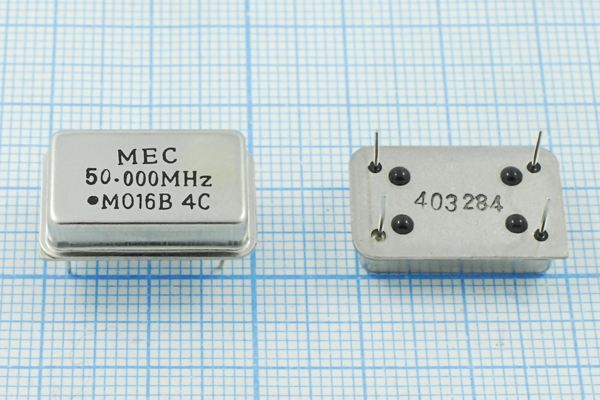 Кварцевый генератор 50 МГц - 50000 FULL T/CM 3,3В MO-16B MEC