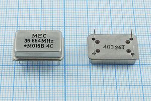 Кварцевый генератор 36,864 МГц - 36864 FULL T/CM 3,3В MO-16B MEC Кварцевый генератор 36,864 МГц - 36864 FULL T/CM 3,3В MO-16B MEC