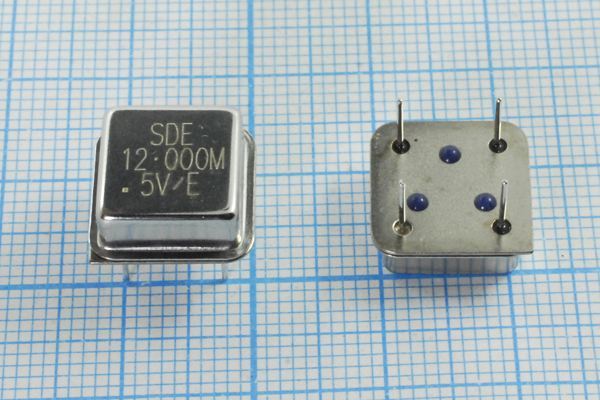 Кварцевый генератор 12 МГц - 12000 HALF T/CM 5В OSC8 SDE