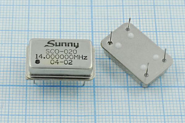 Кварцевый генератор 14 МГц - 14000 FULL T/CM 5В SCO-020 SUNNY