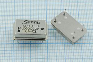 Кварцевый генератор 14 МГц - 14000 FULL T/CM 5В SCO-020 SUNNY Кварцевый генератор 14 МГц - 14000 FULL T/CM 5В SCO-020 SUNNY