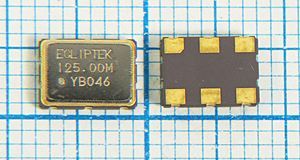 Кварцевый генератор 125 МГц - 125000 SMD07050C6 PECL 3,3В E13C7E2F ECLIPTEK Кварцевый генератор 125 МГц - 125000 SMD07050C6 PECL 3,3В E13C7E2F ECLIPTEK