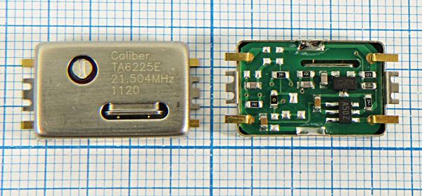 Кварцевый генератор 21,504 МГц - 21504 TCXO SMD210120M6 T/CM 5В TA6225E CALIBER