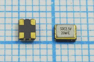 Кварцевый генератор 20 МГц - 20000 SMD03225C4 CM 2,5В SOC3 SDE Кварцевый генератор 20 МГц - 20000 SMD03225C4 CM 2,5В SOC3 SDE