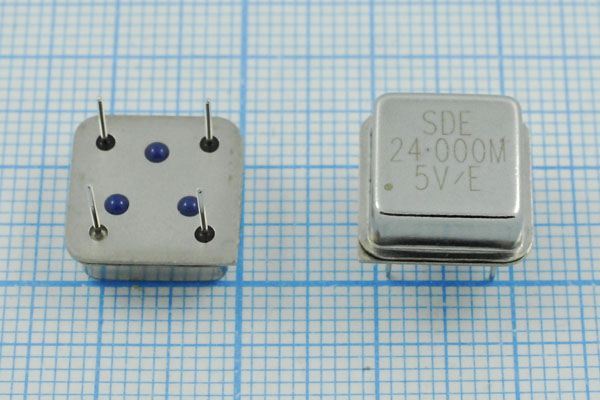 Кварцевый генератор 24 МГц - 24000 HALF T/CM 5В OSC8 SDE