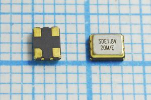 Кварцевый генератор 20 МГц - 20000 SMD03225C4 CM 1,8В SOC3 SDE Кварцевый генератор 20 МГц - 20000 SMD03225C4 CM 1,8В SOC3 SDE