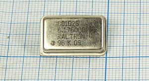 Кварцевый генератор 6,176 МГц - 6176 FULL TTL 5В CO1025 RALTRON Кварцевый генератор 6,176 МГц - 6176 FULL TTL 5В CO1025 RALTRON