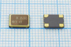 Кварцевый генератор 25 МГц - 25000 SMD07050C4 CM 3,3В 2560TK-CIT NDK Кварцевый генератор 25 МГц - 25000 SMD07050C4 CM 3,3В 2560TK-CIT NDK