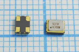 Кварцевый генератор 14,7456 МГц - 14745,6 SMD03225C4 T/CM 2,5В SOC3 SDE Кварцевый генератор 14,7456 МГц - 14745,6 SMD03225C4 T/CM 2,5В SOC3 SDE