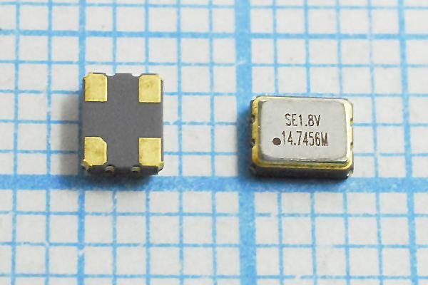 Кварцевый генератор 14,7456 МГц - 14745,6 SMD03225C4 T/CM 1,8В SOC3 SDE