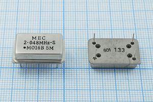 Кварцевый генератор 2,048 МГц - 2048 FULL T/CM 3,3В MO-16B-S MEC
