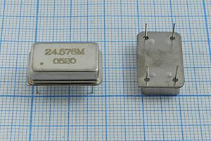 Кварцевый генератор 24,576 МГц - 24576 FULL CM 5В 0520