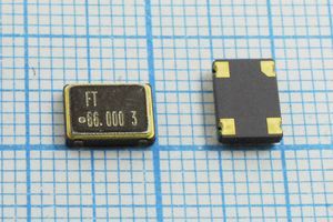 Кварцевый генератор 66 МГц - 66000 SMD07050C4 T/CM 3,3В FXO-SM7 FT