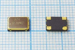 Кварцевый генератор 50 МГц - 50000 SMD07050C4 T/CM 3,3В SOC7 SDE Кварцевый генератор 50 МГц - 50000 SMD07050C4 T/CM 3,3В SOC7 SDE