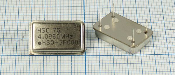 Кварцевый генератор 4,096 МГц - 4096 FULL T/CM 5В HSO-3F000 HSC