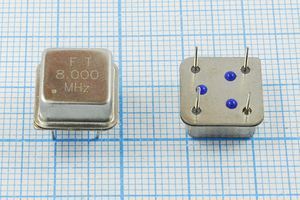 Кварцевый генератор 8 МГц - 8000 HALF T/CM 3,3В FXO-H FT