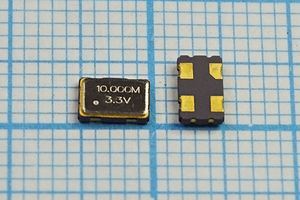 Кварцевый генератор 10 МГц - 10000 SMD05032C4 T/CM 3,3В SOC5 STE Кварцевый генератор 10 МГц - 10000 SMD05032C4 T/CM 3,3В SOC5 STE